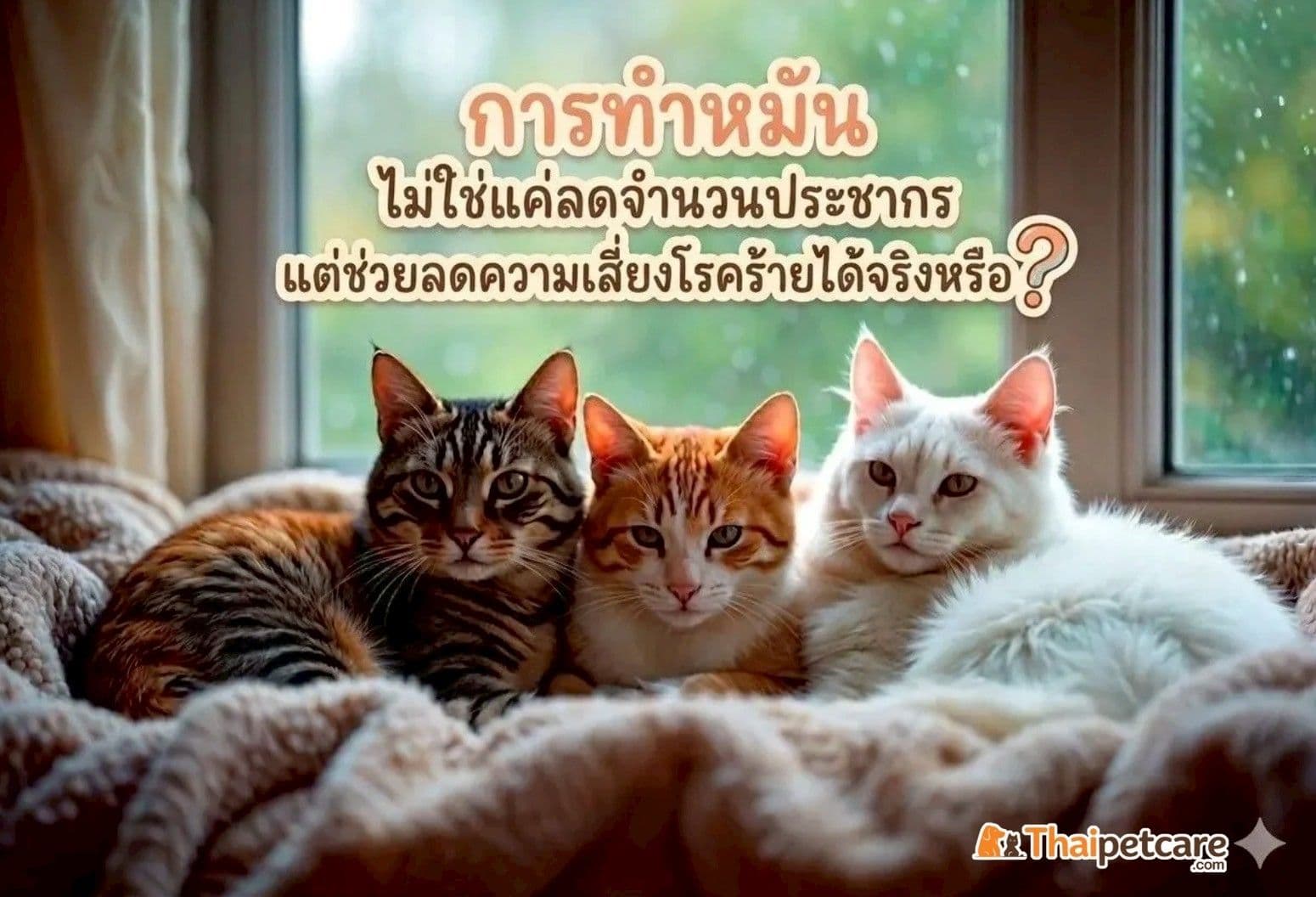 การทำหมัน: ไม่ใช่แค่ลดจำนวนประชากร แต่ช่วยลดความเสี่ยงโรคร้ายได้จริงหรือ?